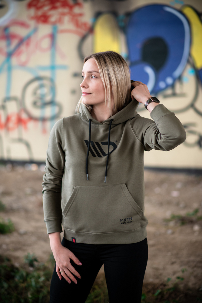 Womens Khaki Hoodie