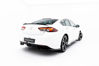 Hinten Splitter (mit einem vertikalem balken) Opel Insignia OPC-Line Mk2