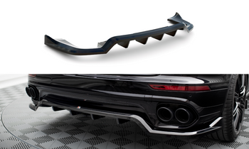 Hinten Splitter (mit einem vertikalem balken) Porsche Cayenne Mk2 Facelift