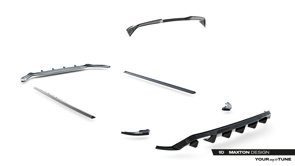 Diffusor Satz Volkswagen Polo GTI Mk6 Facelift