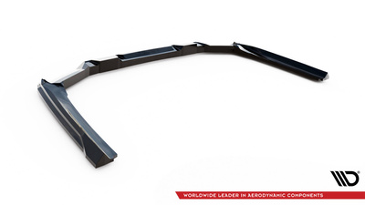 Hinten Splitter (mit einem vertikalem balken) V.1 BMW 5 / i5 M-Pack Sedan / Touring G60 / G61