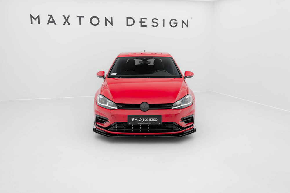 Street Pro Splitter + Flaps Volkswagen Golf R / R-Line Mk7 Facelift