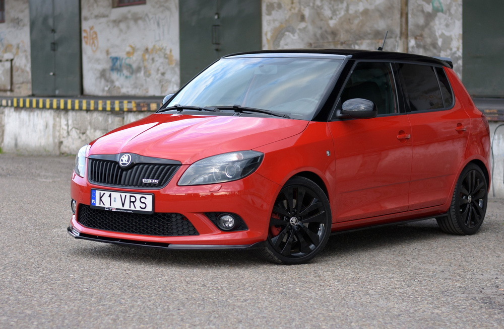 SPLITTER / FRONTANSATZ SKODA FABIA MK2 RS