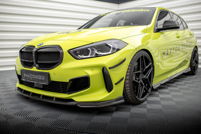 Carbon Fiber Front Bumper Wings (Canards) Prepreg BMW 1 M-Pack /  M135i / 128ti F40