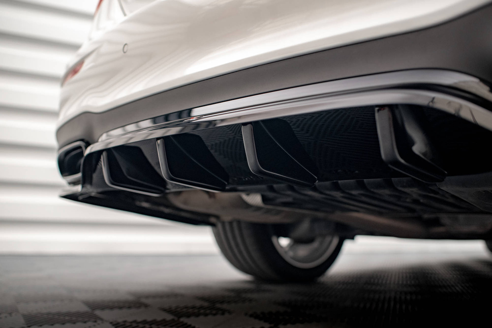 Hinten Splitter (mit einem vertikalem balken) Mercedes-Benz E AMG-Line Sedan W213 Facelift