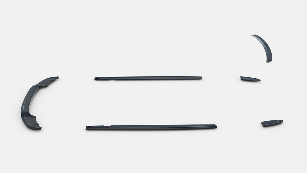 Diffusor Satz BMW X3 M-Pack F25 Facelift