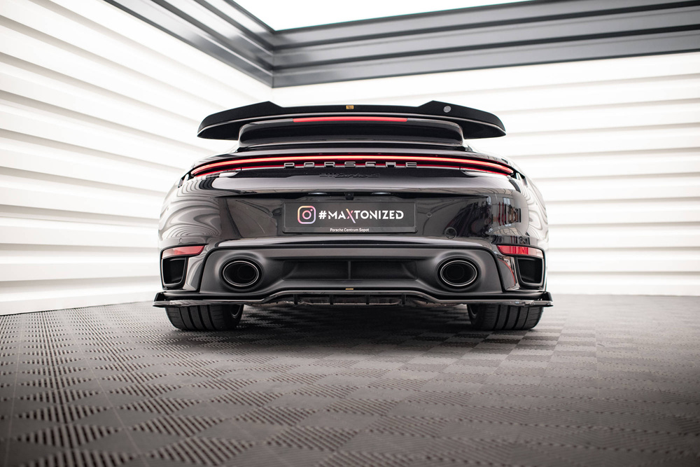 Hinten Splitter (mit einem vertikalem balken) Porsche 911 Turbo S 992