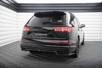 Hinten Splitter (mit einem vertikalem balken) Audi SQ7 / Q7 S-Line Mk2