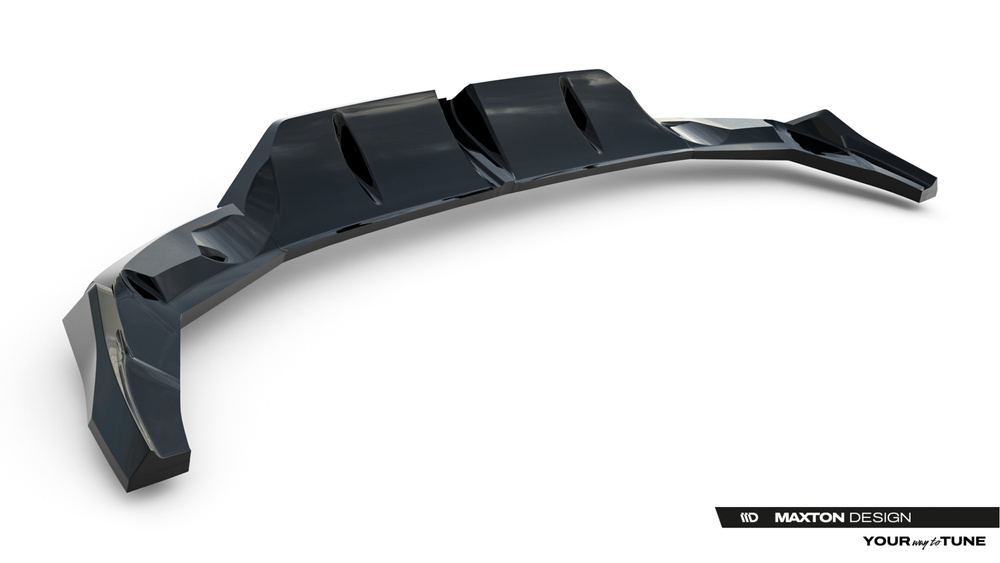 Hinten Splitter (mit einem vertikalem balken) V.1 Audi RS3 Sportback 8Y Facelift