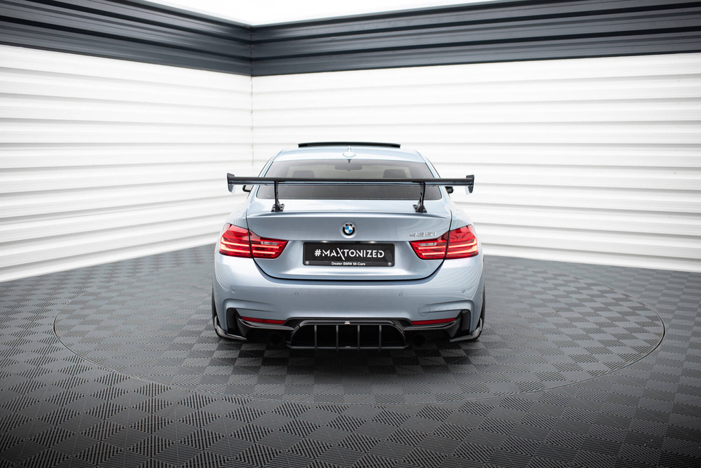 Carbon Spoiler With Internal Brackets Uprights  BMW 4 F32 / 4 F32 M-Pack Coupe 