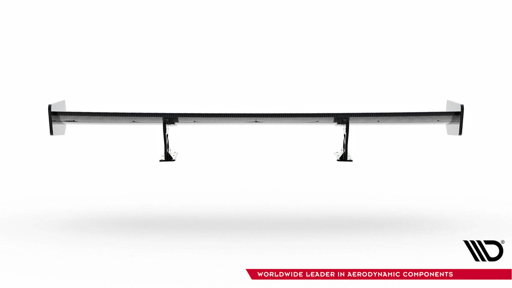 Carbon Spoiler With Internal Brackets Uprights  BMW 3 Coupe E46
