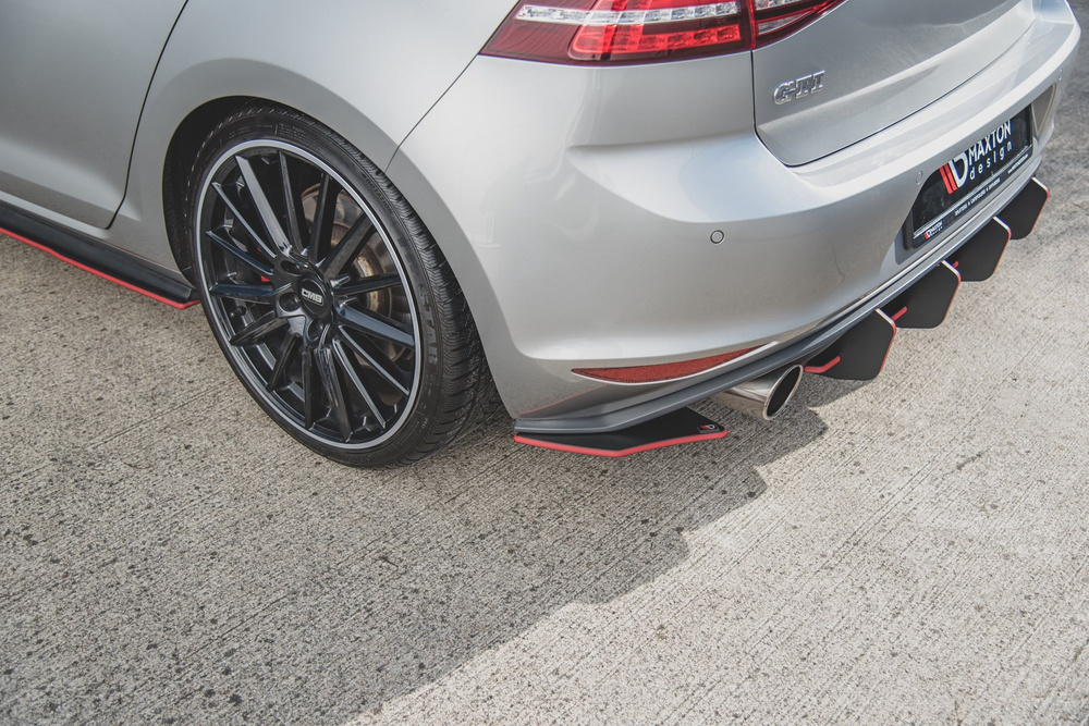 Street Pro Heck Diffusor Seite L + R V.2 VW Golf 7 GTI