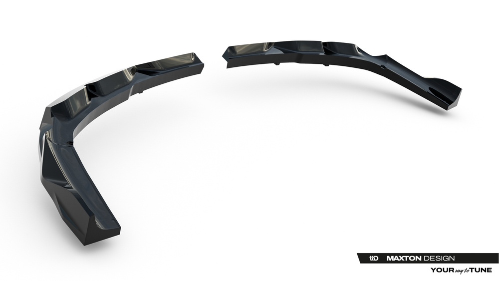 Hinten Splitter (mit einem vertikalem balken) BMW X3 M-Pack G45
