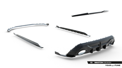 Set of Prepreg Carbon Splitters Audi RS3 Sedan 8Y Facelift