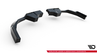 Hinten Splitter (mit einem vertikalem balken) Mini Countryman JCW U25