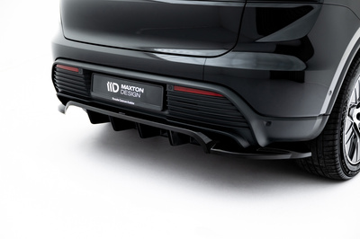 Hinten Splitter (mit einem vertikalem balken) Porsche Macan EV Mk1