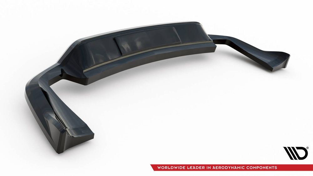 Hinten Splitter (mit einem vertikalem balken) Porsche Cayenne Mk2 Facelift