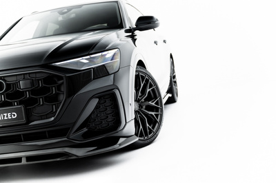 Prepreg Carbon Fiber Front Diffusor Audi SQ8 / Q8 S-Line Mk1 Facelift