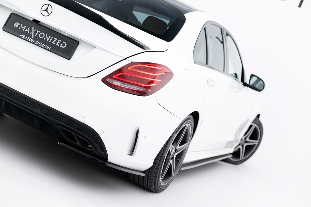 Heck Diffusor Seite Mercedes-Benz C AMG-Line Sedan W205