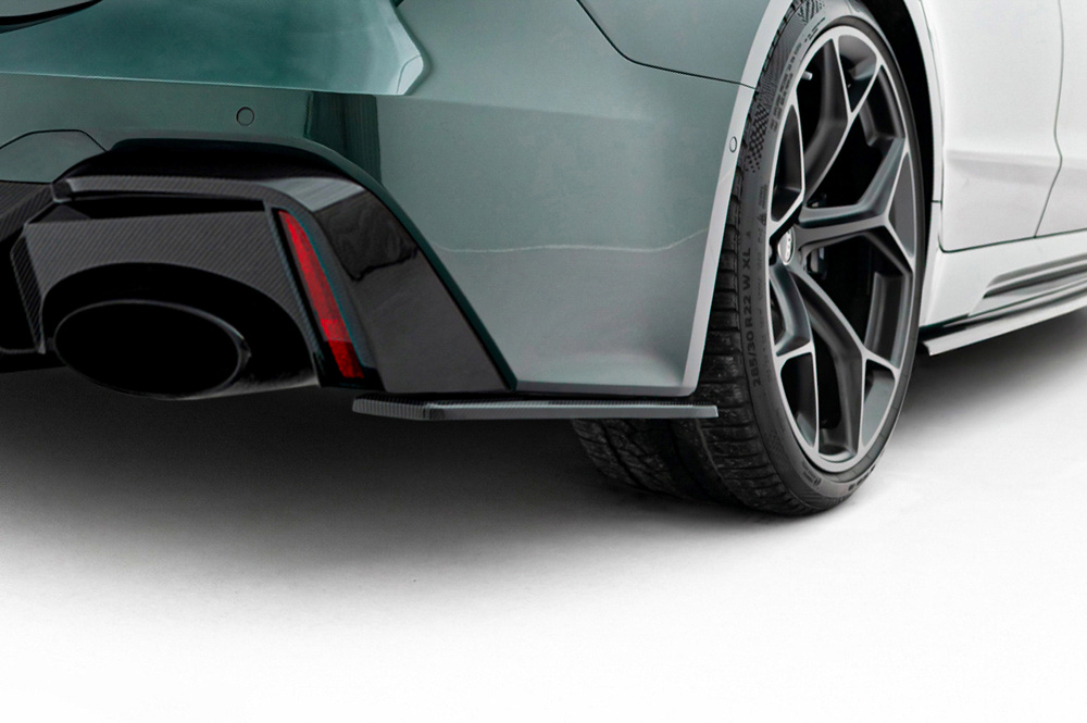 Prepreg Carbon Fiber Heck Diffusor Seite Audi RS7 C8 