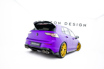 Heck Diffusor Seite V.7 Volkswagen Golf R  Mk8 / Mk8 Facelift