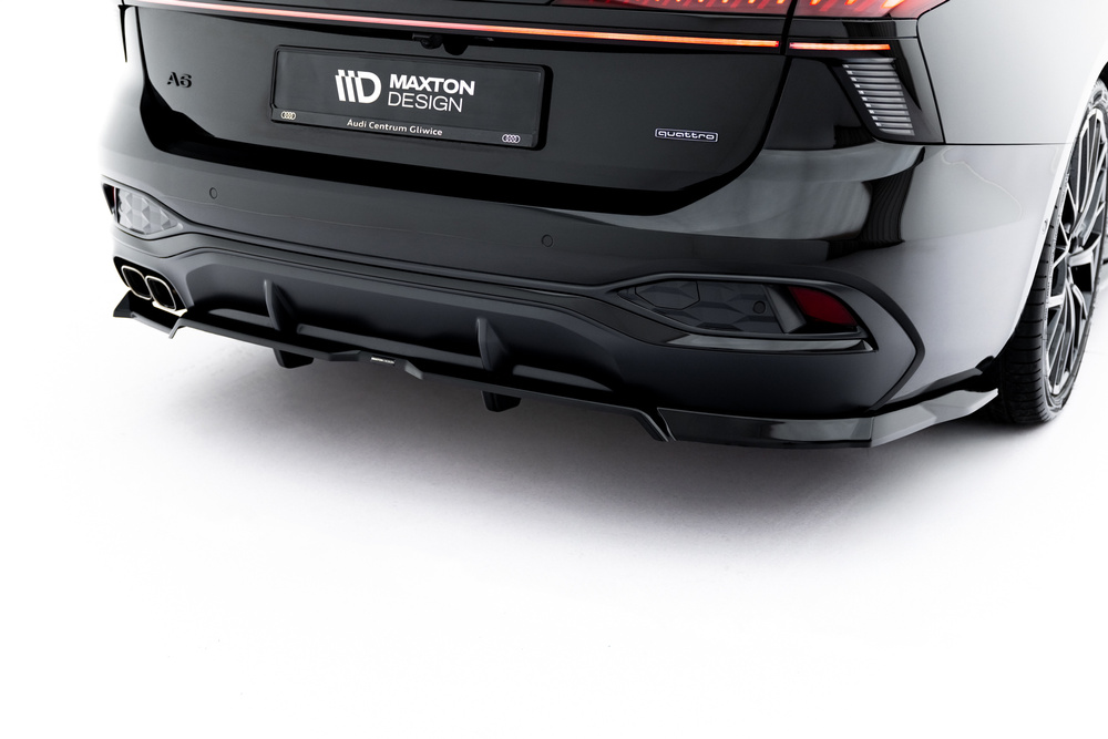 Hinten Splitter (mit einem vertikalem balken) V.1 Audi A6 S-Line C9