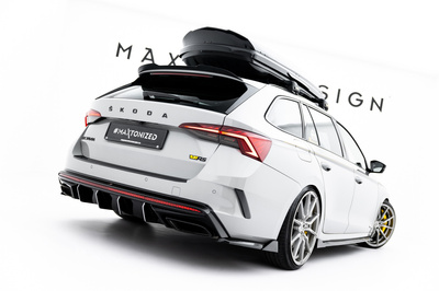 Heck Diffusor Seite V.8 Skoda Octavia RS Liftback / Combi Mk4 