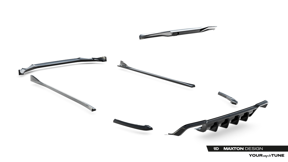 Diffusor Satz BMW X3 M F97 Facelift