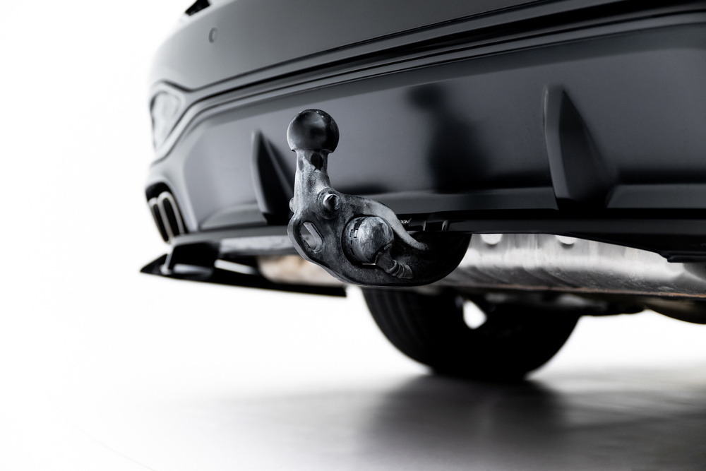 Hinten Splitter (mit einem vertikalem balken) V.2 Audi A6 S-Line C9