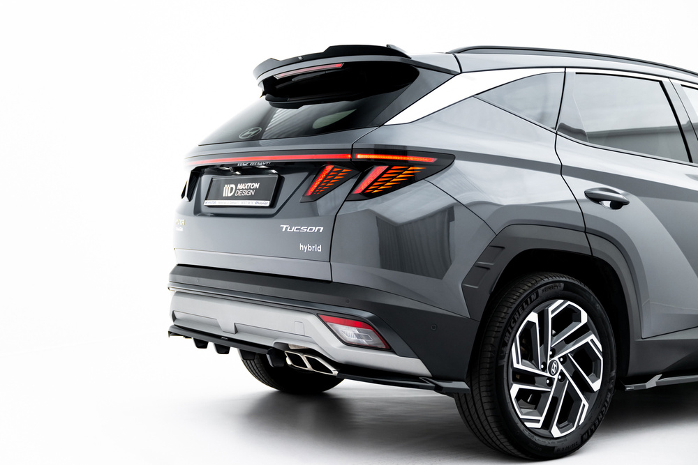 Hinten Splitter (mit einem vertikalem balken) Hyundai Tucson Mk4 Facelift