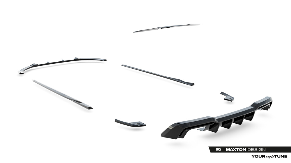 Diffusor Satz Audi S3 Sportback 8V Facelift