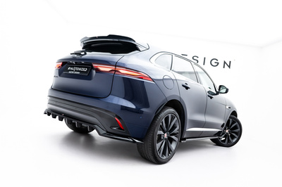 Hinten Splitter (mit einem vertikalem balken) Jaguar F-Pace R-Sport X761 Facelift
