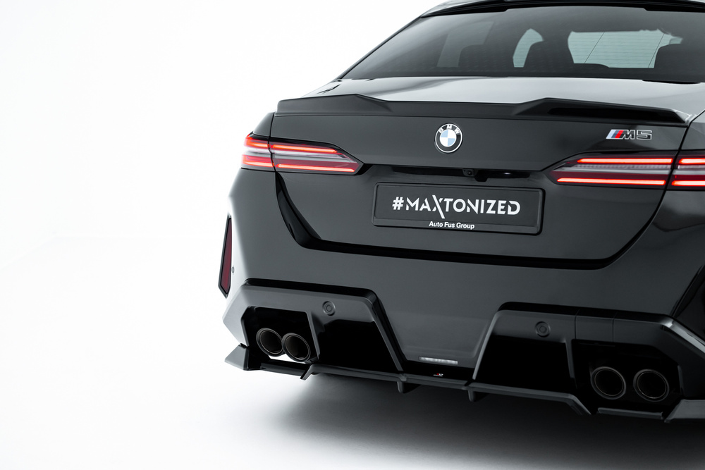 Hinten Splitter (mit einem vertikalem balken) BMW M5 Sedan / Touring G90