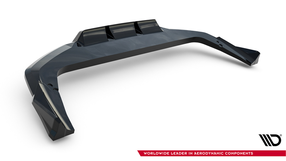 Hinten Splitter (mit einem vertikalem balken) BMW X2 M-Pack / iX2 U10