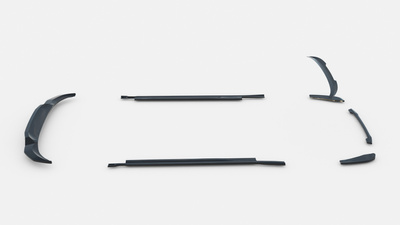 Diffusor Satz BMW X4 M-Pack G02