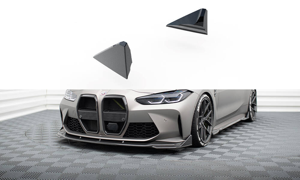 Prepreg Carbon Front Flaps BMW M4 G82 / G82 Facelift