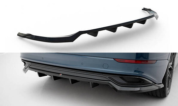 Hinten Splitter (mit einem vertikalem balken) Audi Q8 Mk1