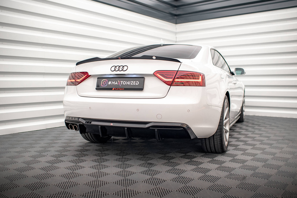 Heckansatz Audi A5 8T Facelift (Version mit Doppelauspuff auf einer Seite)