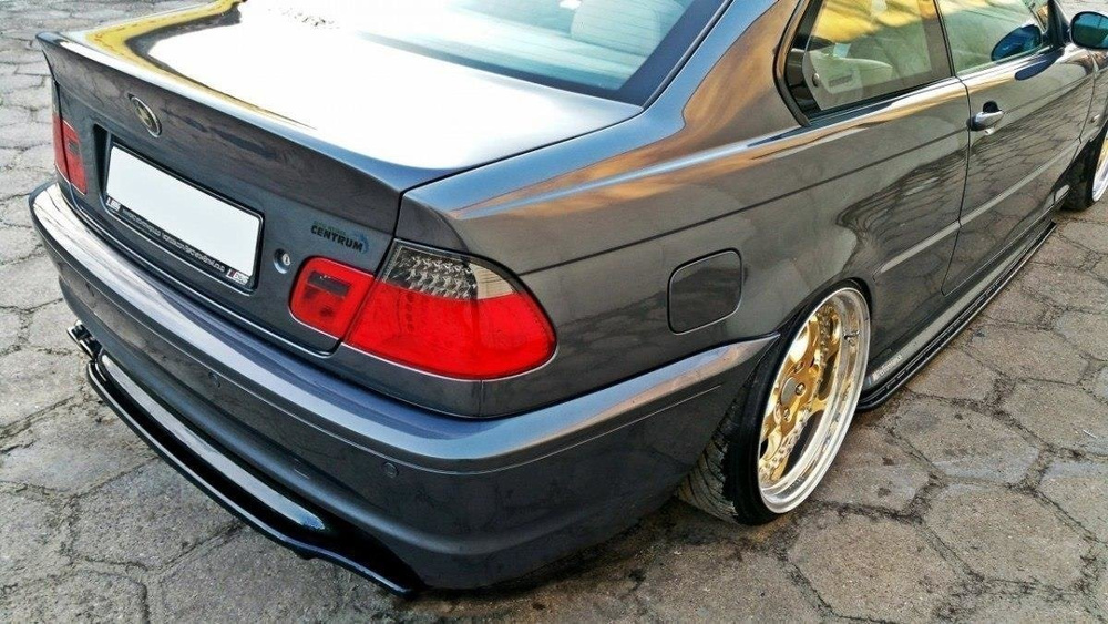 Hinten Splitter BMW 3 E46 MPACK COUPE (ohne vertikale Balken)