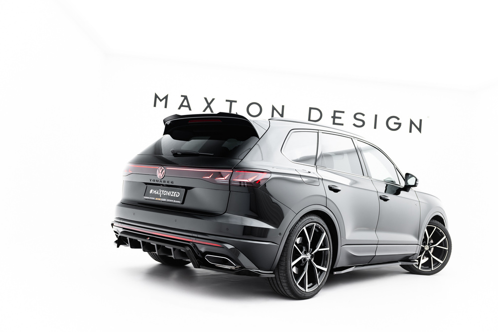 Hinten Splitter (mit einem vertikalem balken) Volkswagen Touareg R-Line Mk3 Facelift