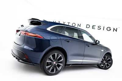 Hinten Splitter (mit einem vertikalem balken) Jaguar F-Pace R-Sport X761 Facelift