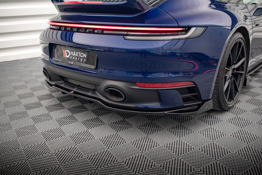 Hinten Splitter (mit einem vertikalem balken) V.2 Porsche 911 Carrera Aero / Carrera GTS 992