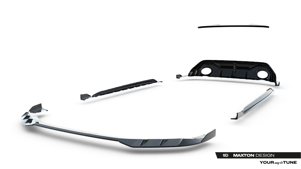 Set of Prepreg Carbon Splitters Audi RS3 Sedan 8Y Facelift