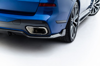 Prepreg Carbon Fiber Heck Diffusor Seite BMW X7 M-Pack G07 / G07 Facelift (version with towbar)