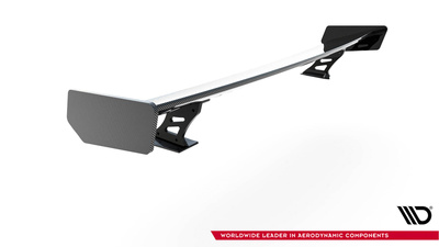 Carbon Spoiler With External Brackets Uprights  Audi A5 Coupe 8T