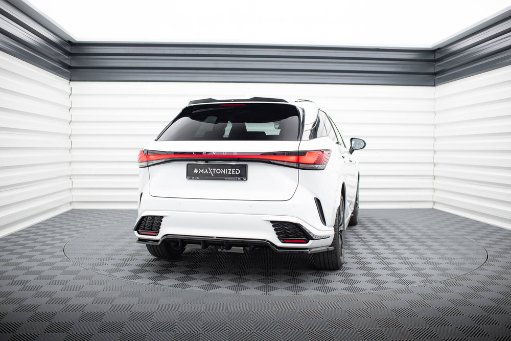 Hinten Splitter (mit einem vertikalem balken) Lexus RX F-Sport Mk5