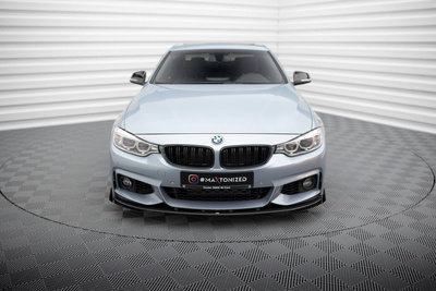 Street Pro Splitter + Flaps + Flaps BMW 4 Coupe / Gran Coupe / Cabrio M-Pack F32 / F36 / F33 