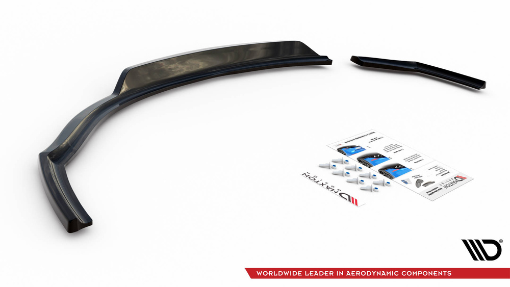 Hinten Splitter (mit einem vertikalem balken) BMW 1 F20
