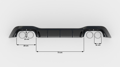 Heckansatz V.1 Volkswagen Golf R Hatchback Mk8