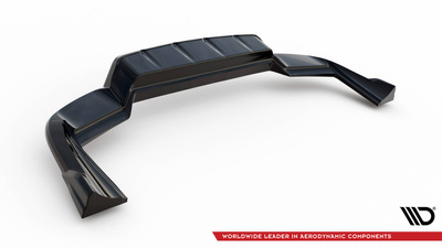 Hinten Splitter (mit einem vertikalem balken) Porsche Cayenne Coupe / SUV Mk3